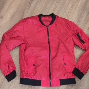 Red Bomber Jacket